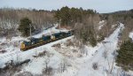 CSXT 7774 Leads L070 at Brown's Crossing